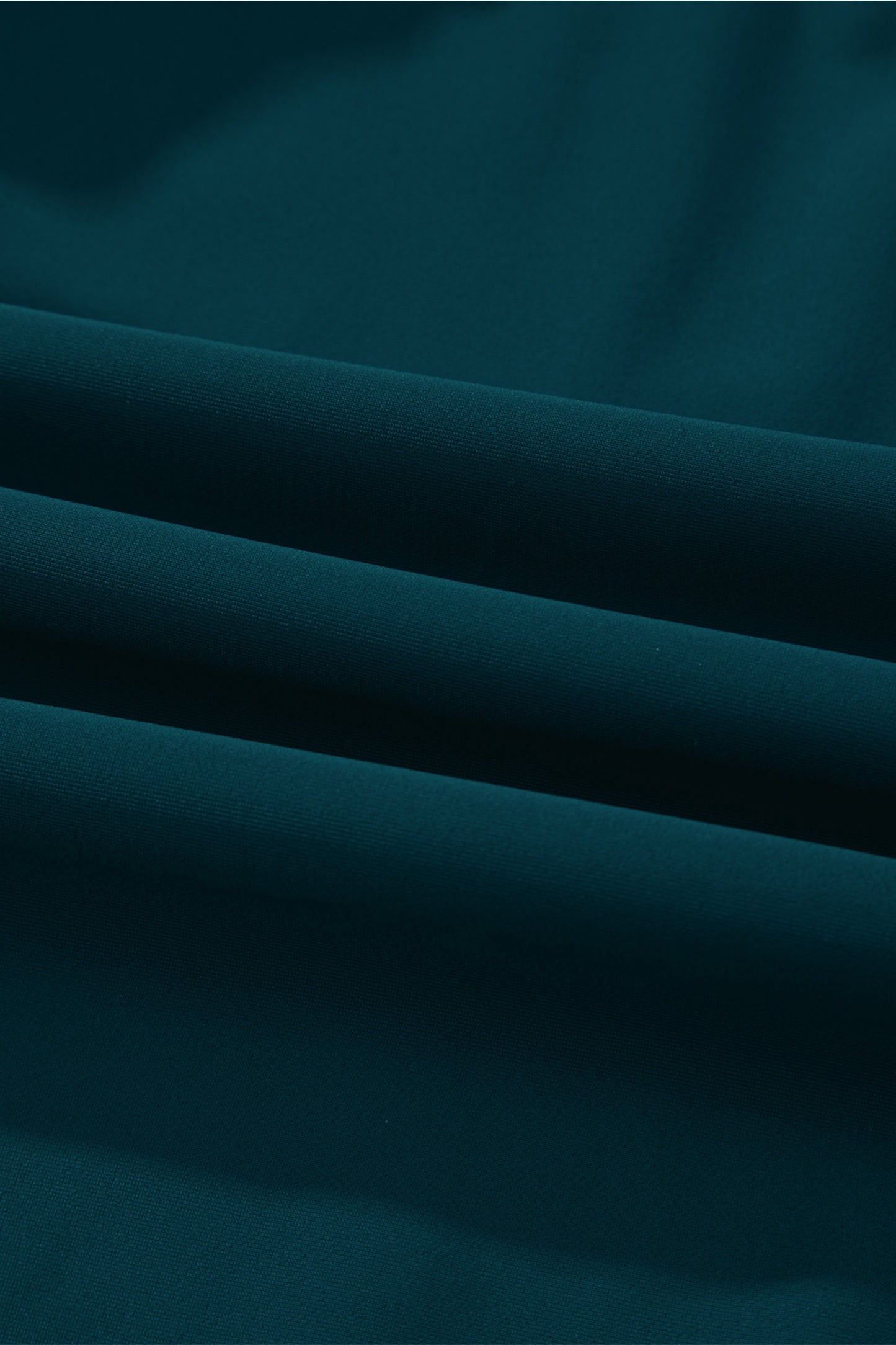 Blue Sapphire Contrast Edge Ruffled High Waist One Piece Swim Dress