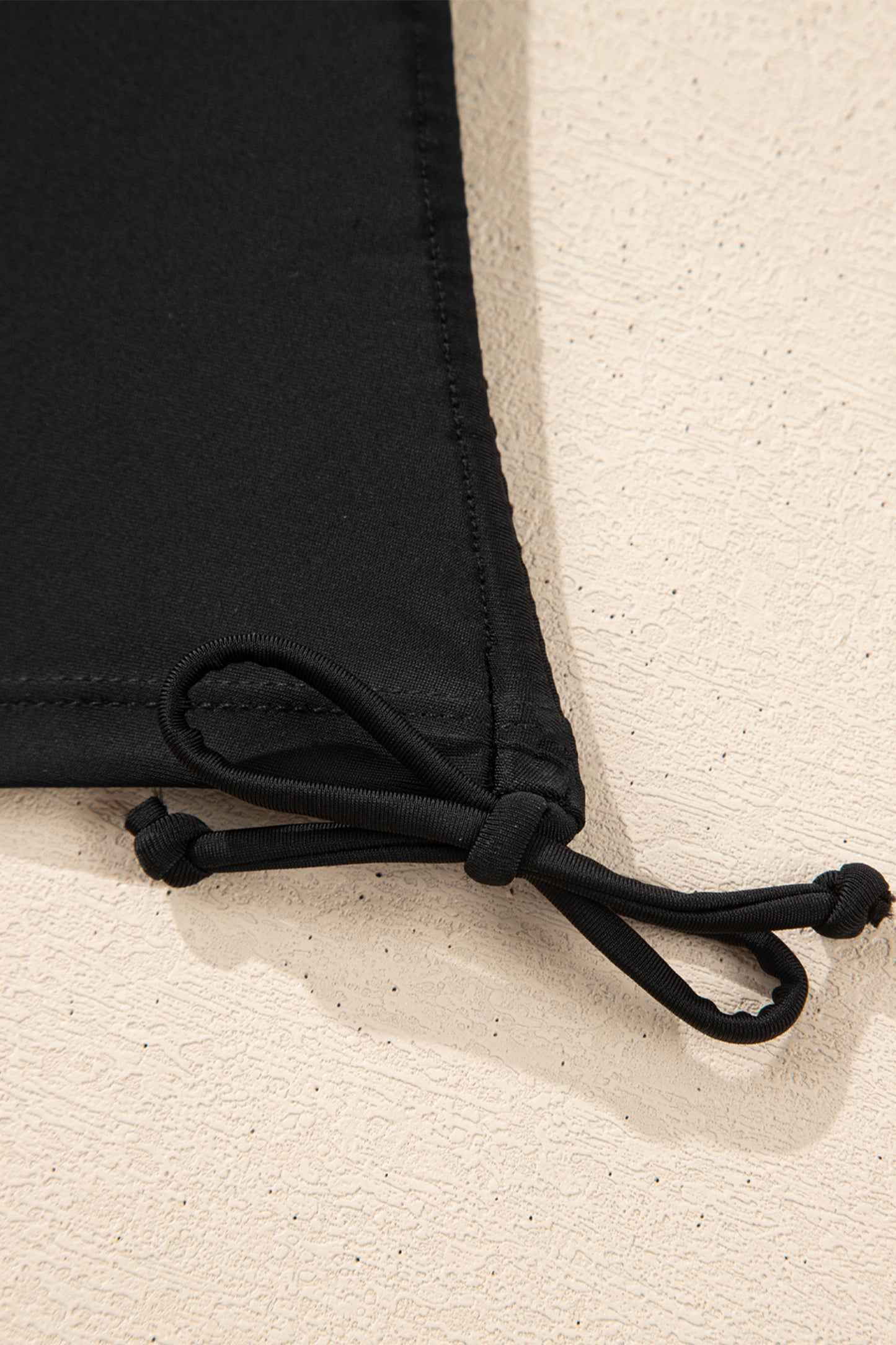 Black Scoop Neck Adjustable Tankini and Matching Skort Bathing Suit